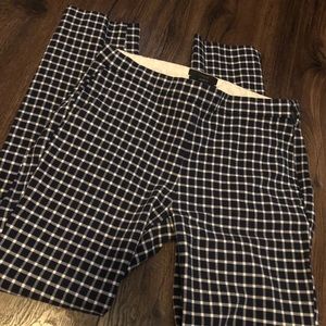 Jcrew navy windowpane Mattie pant